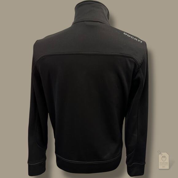 PUMA Ducati Jacket Men’s Small Black Full Zip Track Moto Racing Jacket - Picture 5 of 7